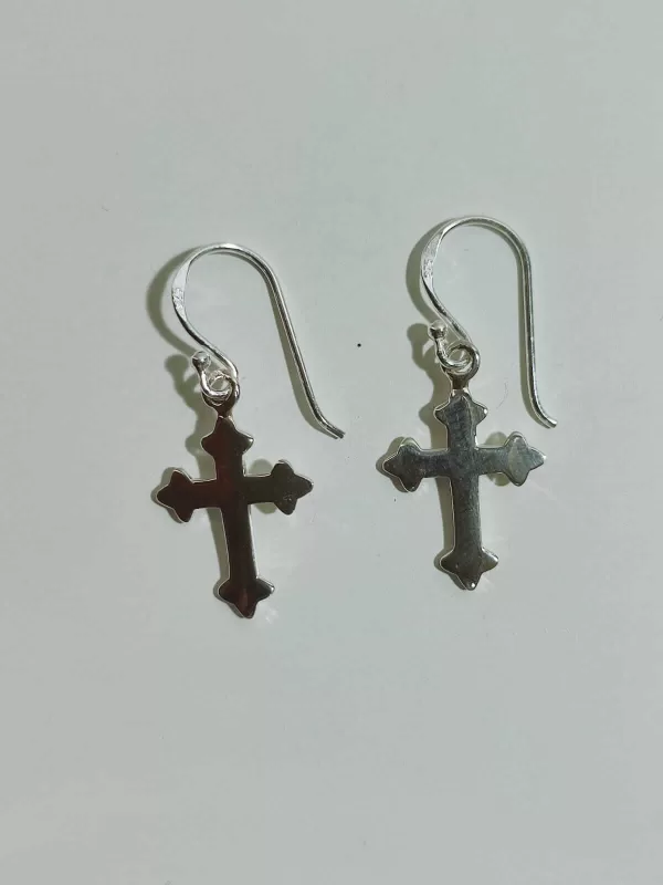 Aros cruz con puntas